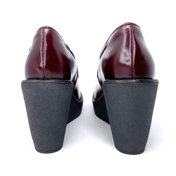 Pierre Hardy Wedge Heel Tassel Platform Size 11 Oxblood Women’s Platform Shoe - Picture 5 of 9